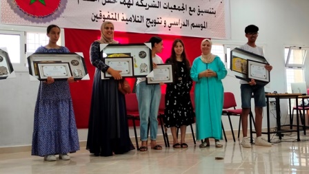 حفل نهاية السنة الدراسية بجماعة عين الركادة